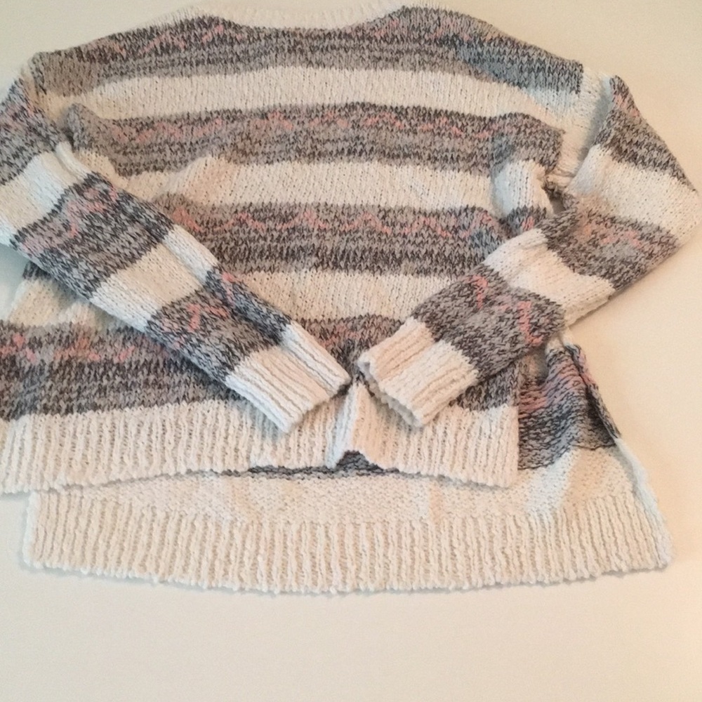 Abercrombie kids striped long sleeves shirt